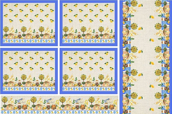 Kit Mesa Posta Limão Siciliano