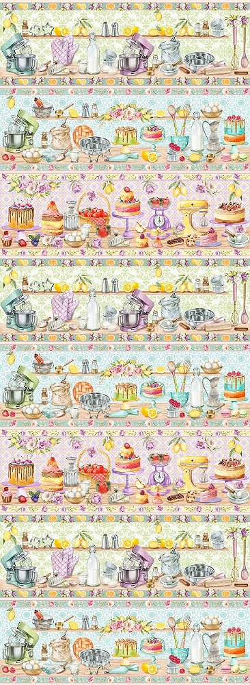 Estampa Barrados Confeitaria Ref : 9256