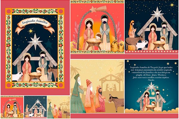 Painel Criativo Sagrada Família Ref 10143