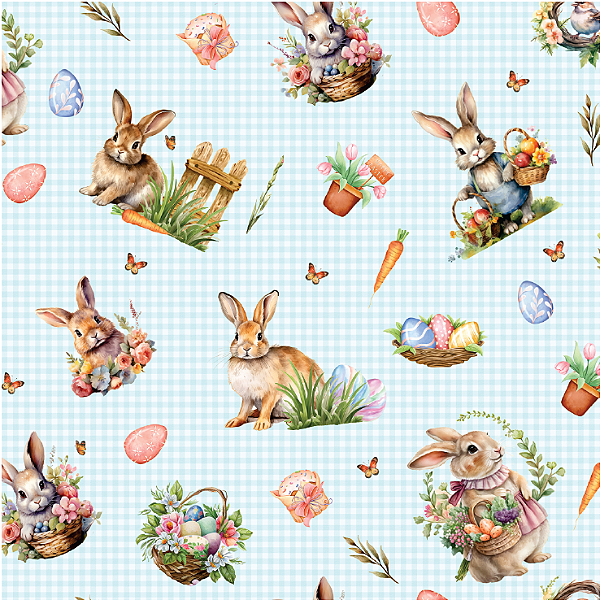 Estampa Corrida Páscoa Happy Easter REF: 11615