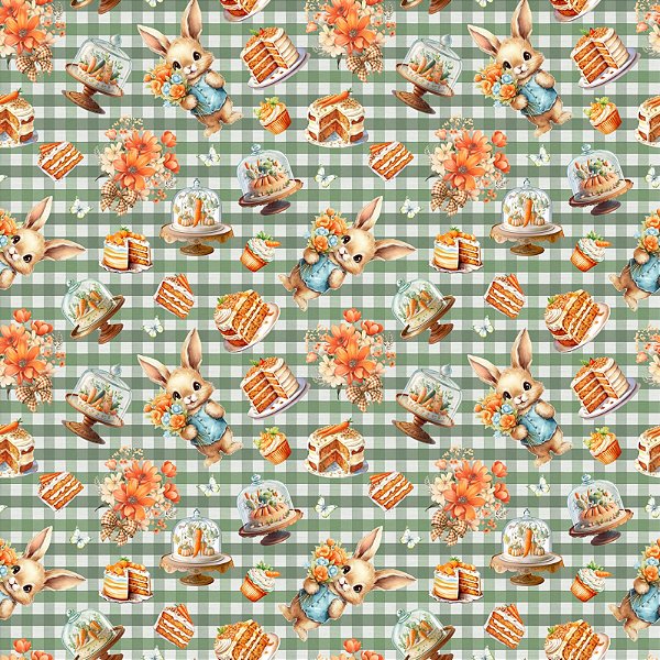 Estampa corrida Páscoa Cakes REF: 11617