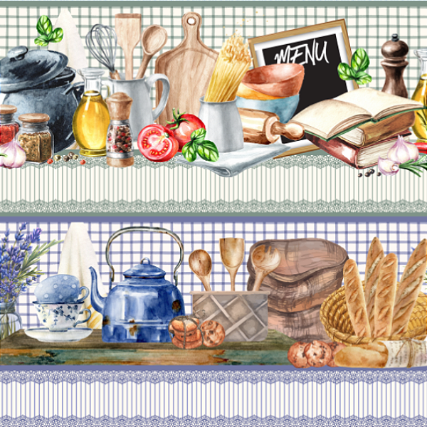 Estampa Barrado Copa e Cozinha REF: 10670