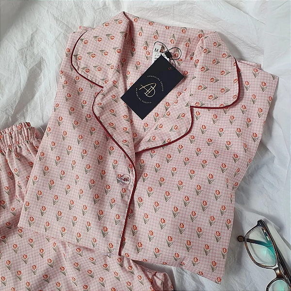 Pijama Americano Curto Magnólia