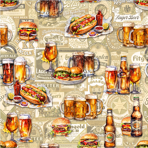 Estampa Corrida Cervejaria