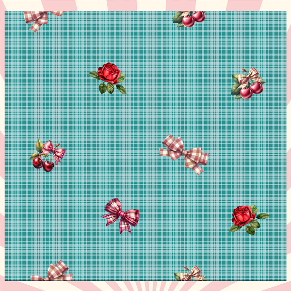 Estampa Compose Cozinha Retrô