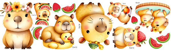 Kit Customização Capivaras