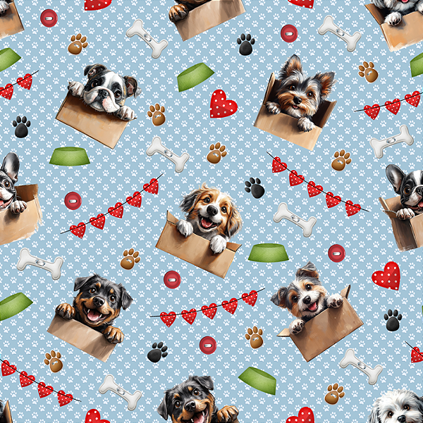 Estampa Corrida Doguinhos