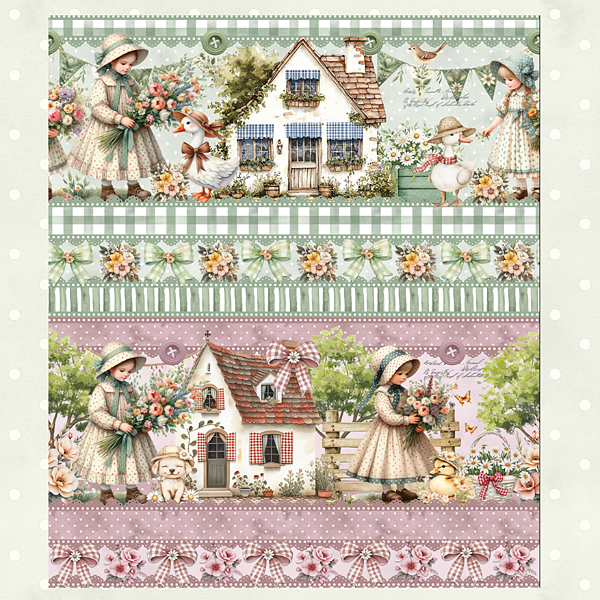 Estampa Barrados Camponesas 2