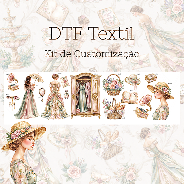 Kit Customização Têxtil - Vitoriana