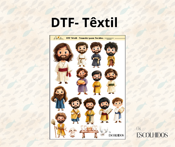 Kit Customização Têxtil DTF - Os Escolhidos