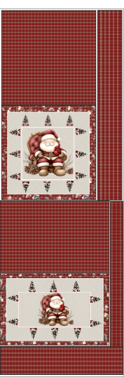 Painel Criativo Cestinha de Alimentos - Encantos Natalinos