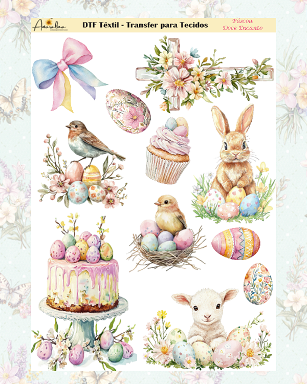 Kit Customização - Páscoa Doce Encanto