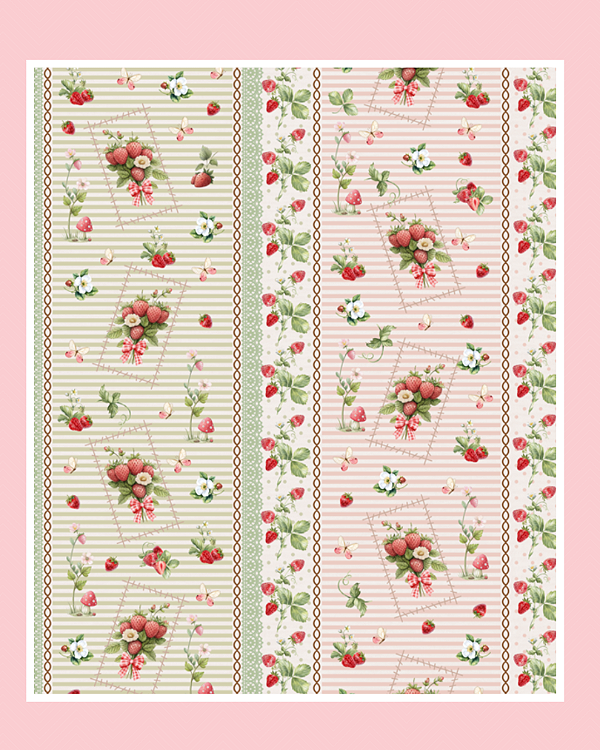 Estampa Compose Moranguinhos