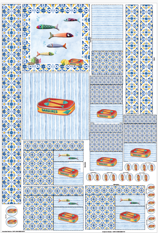 Painel Criativo ToteBag Sardinha