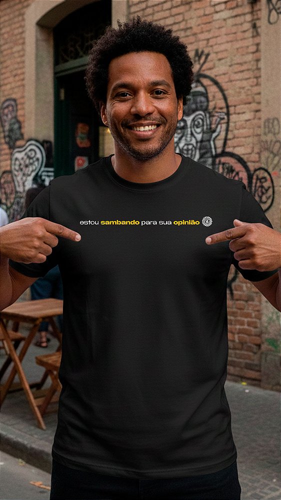 Camisa Masculina Estou Sambando