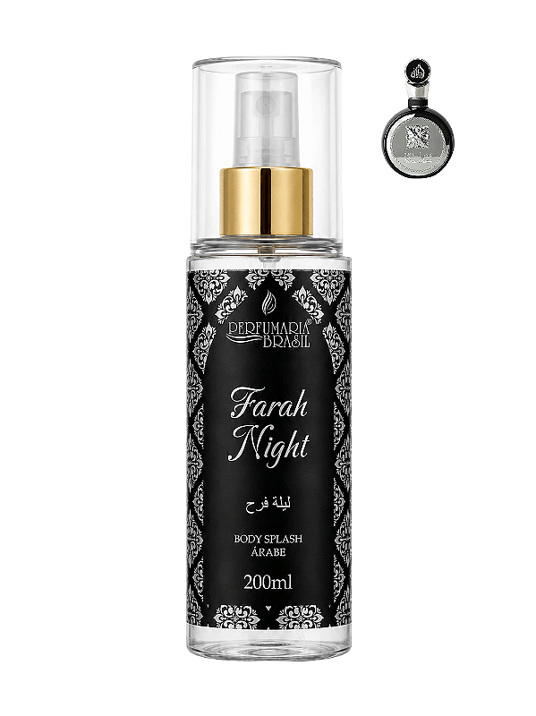 FARAH NIGHT - Body Splash Árabe Masculino 200ml