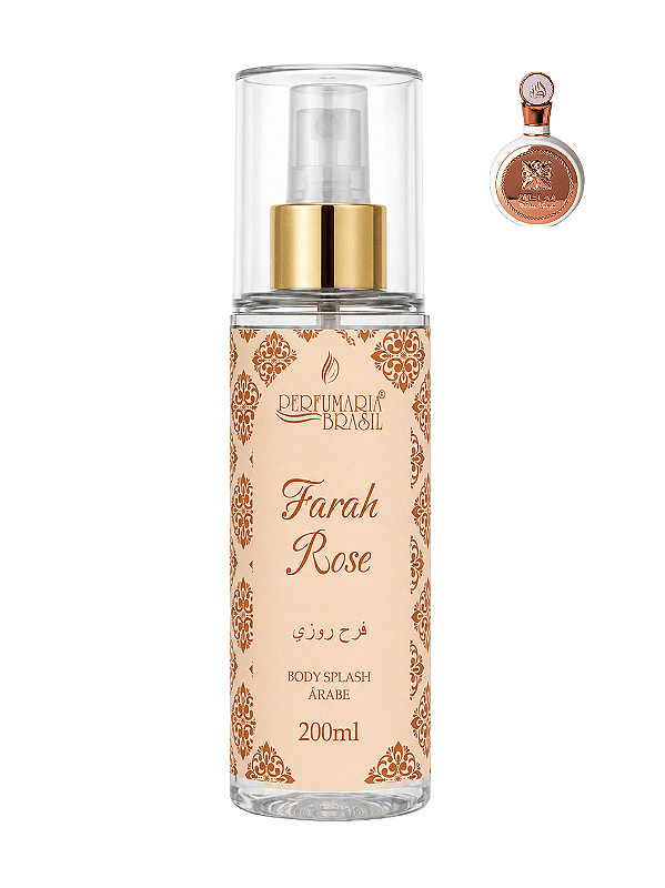 FARAH ROSE - Body Splash Árabe Feminino 200ml