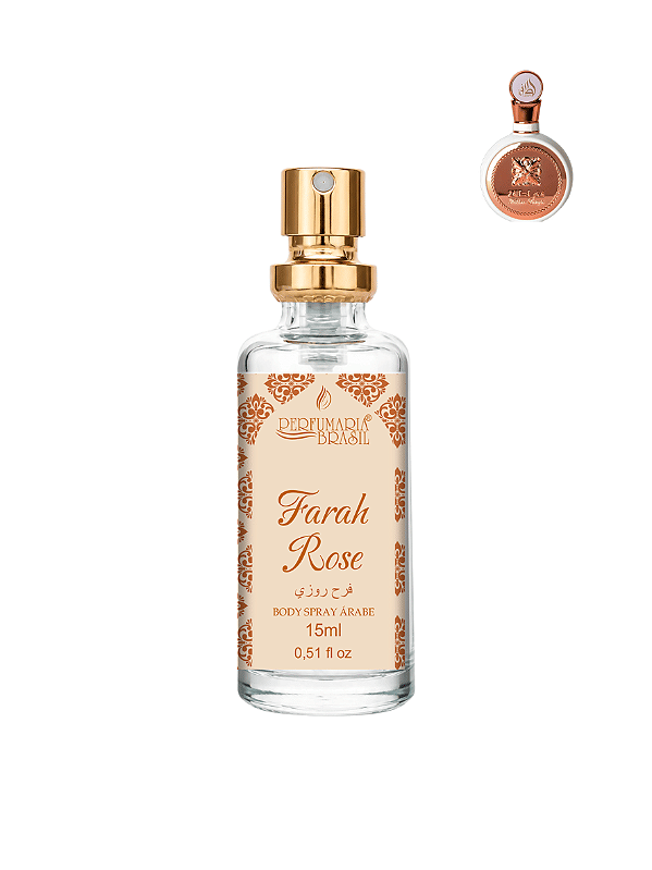 FARAH ROSE - Perfume Árabe Feminino 15ml