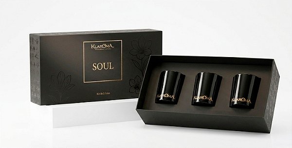 Kit 3 Velas Perfumadas Soul 50g