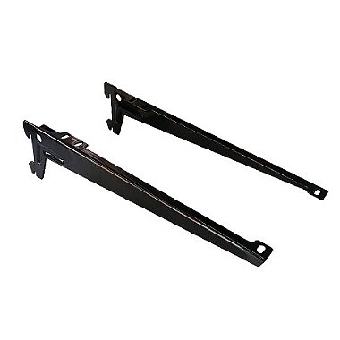 Par de Suporte com Aba para Prateleira - Encaixe Trilho