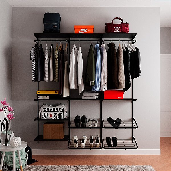 Closet Modular 1,80m - Mod 03 MDF