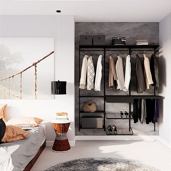 Quarto Casal Modular 1,80m - MDF