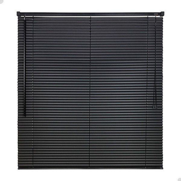 Persiana Horizontal - Com Controle de Luminosidade - Preto