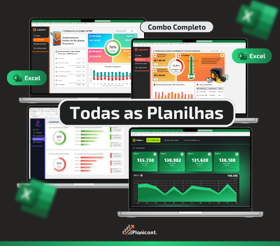 Pacote - Todas as Planilhas da Loja (Combo)