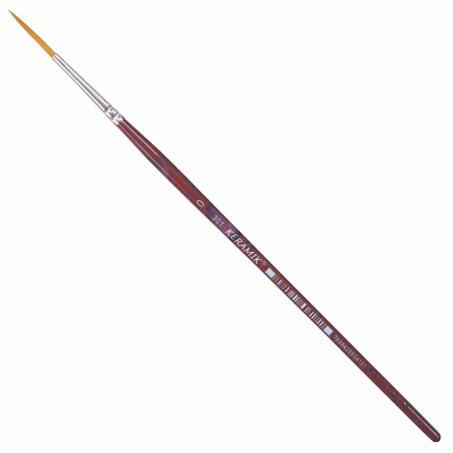Pincel Liner Sintético Keramik 301 Nº 5/0 -3/0 -0 Escolha Seu Tamanho