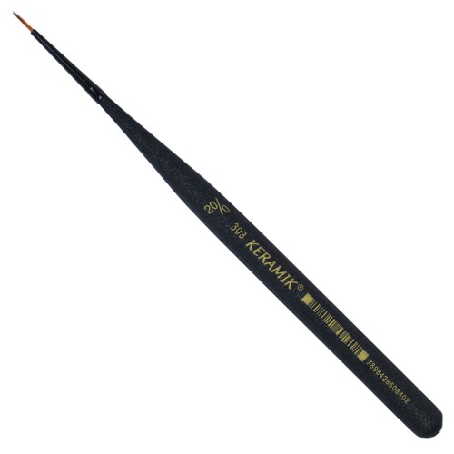 Pincel Monograma Mini Brush Keramik 303 30/0 ou 20/0 Nail Art Filete - Escolha seu tamanho