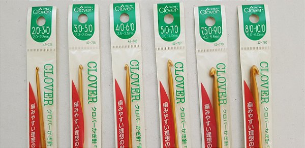 Agulha de Crochê c/ 2 Pontas. Clover. AG0018