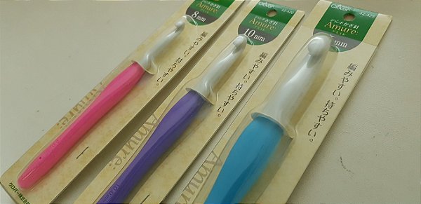 Agulha de Crochê para Fio Malha e Lã. Clover. AG0014