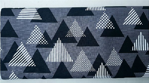 Triangles. Alg+Linho Japonês. (50x55cm)