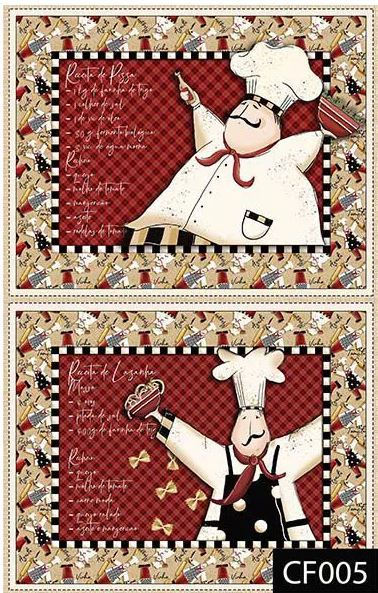 Chefs. Jogo Americano. Tec.Digital.