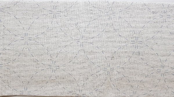 Risco Sashiko Círculos. Tec.Linho Nac.