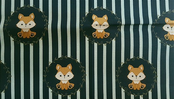 Raposinha Azul.Tec.Dig.100%Alg. (49x70cm)