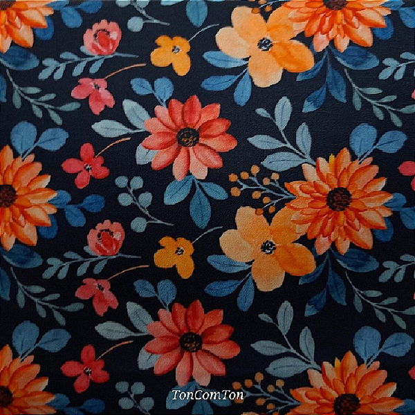 Flor Red F286.Tec.Dig.100%Alg. (49x70cm)