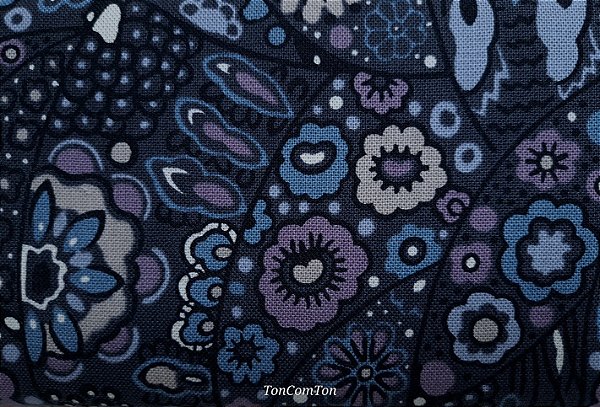 Modern Flower. 100%Alg.Rústico Japonês. (50x110cm)