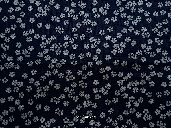 Sakura Navy. 100%Alg.Encorpado Japonês. (50x55cm)