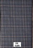 Xadrez. Taupe. Cafe (36x55cm)