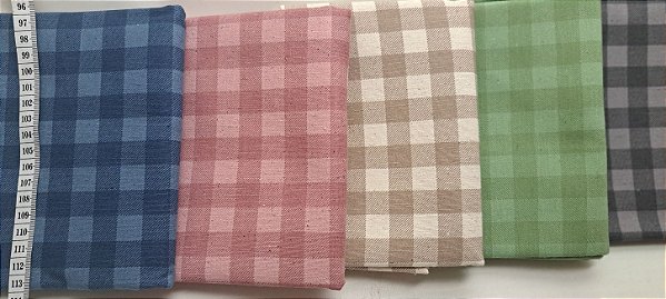 Linho Xadrez Gde 3716. Linho. (50x150cm)