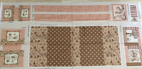 Bolsa pássaros - Painel Faça Você Mesmo. Tecido Digital 100%Algodão