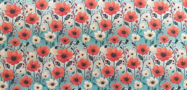 Tecido floral100%Alg.Dig. (50x75)