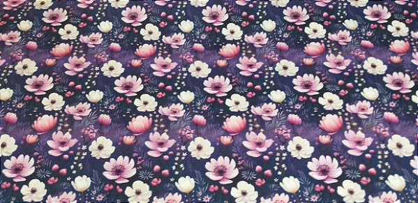 Floral purple 100%Alg.Dig. (50x75)