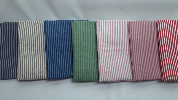 Linho Listrado. Ibi.(50x150cm)