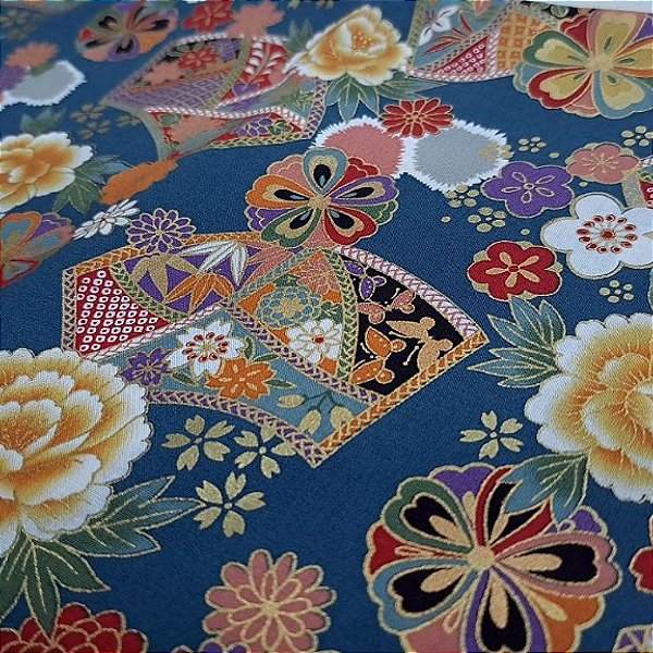 FlowerShield JD4114. Tricoline 100% Alg.Japonês. (49x55cm)