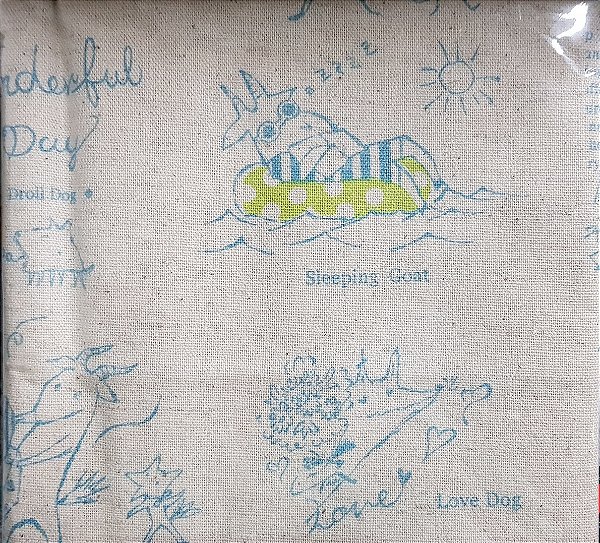 Goat/Dog. Alg + Linho Japonês. JT0023 (50x55cm)