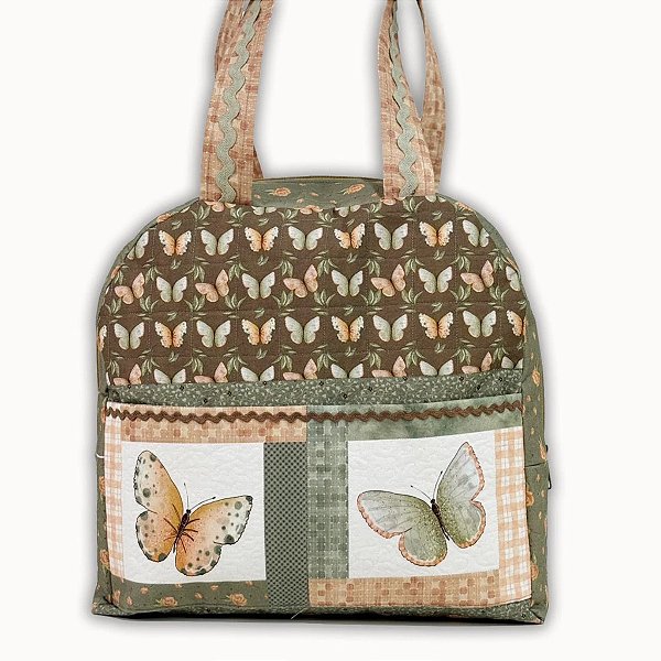 Bolsa Garden - Painel Faça Você Mesmo. Tecido Digital 100%Algodão