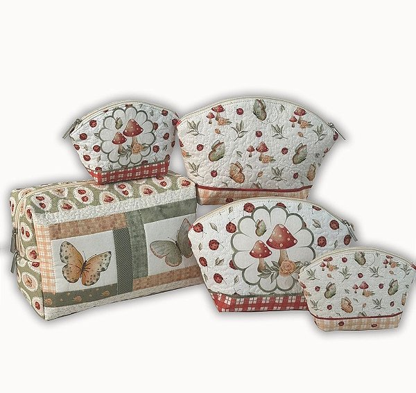 Necessaire Garden. Painel Digital 100%Alg. (50x150cm)