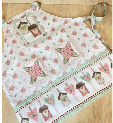 Avental Delicadeza. Painel.100%Alg.Dig. (NP4150)